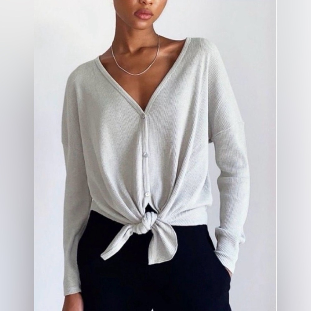 Aritzia The Group by Babaton Taurus Waffle Shirt